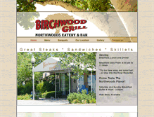 Tablet Screenshot of birchwoodgrill.tricolirestaurants.com